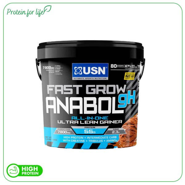 پروتئین گینر فست گرو آنابولیک یواس ان 4 کیلوگرم شکلات