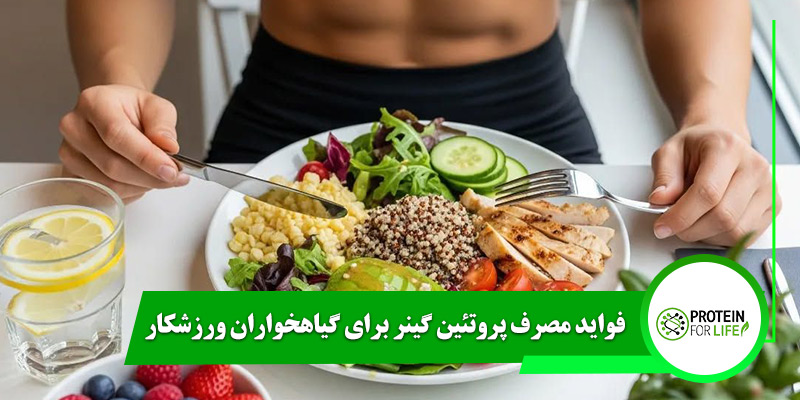 فواید مصرف پروتئین گینر برای گیاهخواران ورزشکار